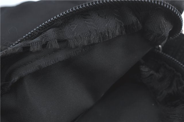 Authentic PRADA Nylon Tessuto Shoulder Cross Body Bag Purse Black 5657C