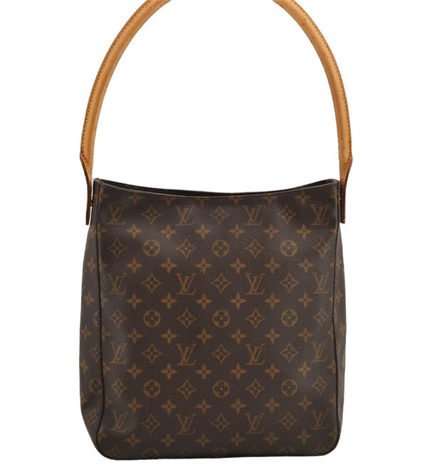 Authentic Louis Vuitton Monogram Looping GM Shoulder Bag M51145 LV 5657I