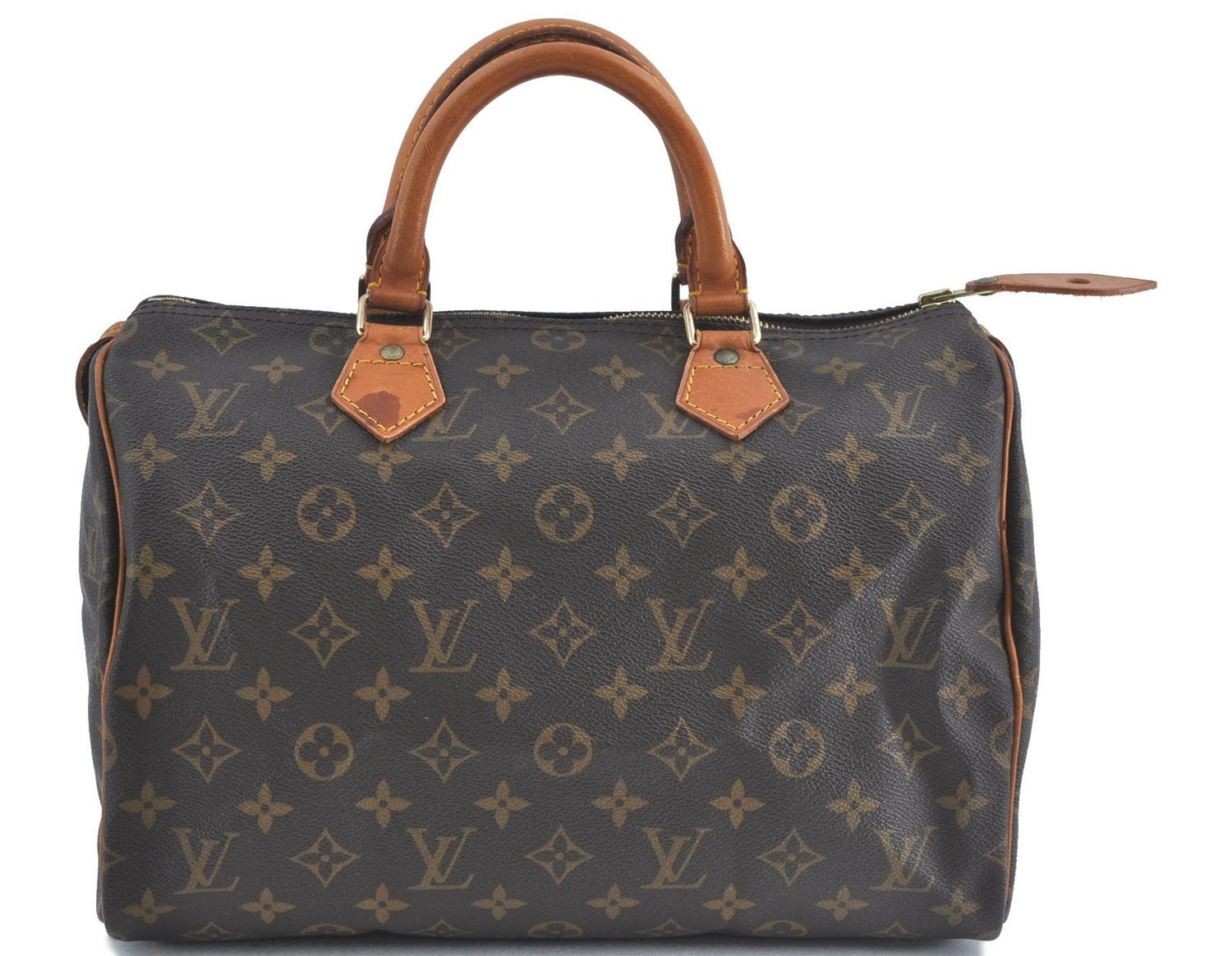 Authentic Louis Vuitton Monogram Speedy 30 Hand Boston Bag M41526 LV 5660B