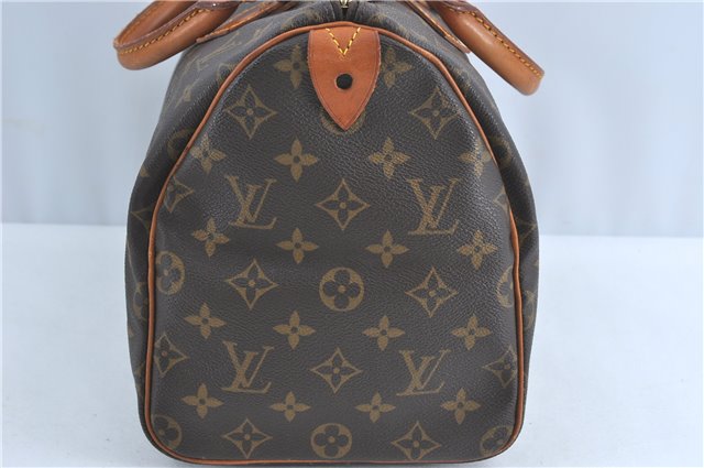 Authentic Louis Vuitton Monogram Speedy 30 Hand Boston Bag M41526 LV 5660B