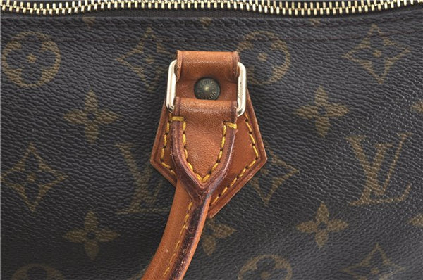 Authentic Louis Vuitton Monogram Speedy 30 Hand Boston Bag M41526 LV 5660B