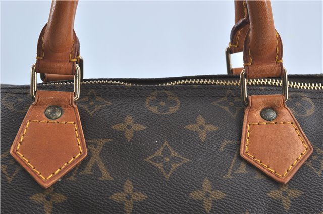 Authentic Louis Vuitton Monogram Speedy 30 Hand Boston Bag M41526 LV 5660B