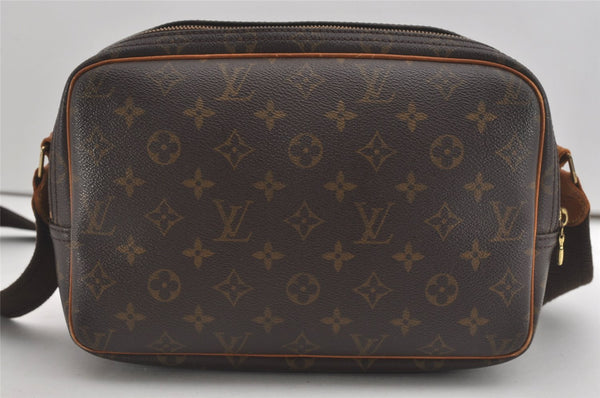 Authentic Louis Vuitton Monogram Reporter PM Shoulder Cross Bag M45254 LV 5660I