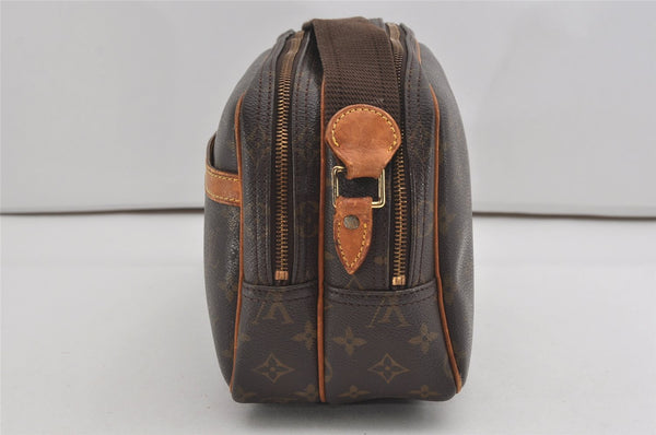 Authentic Louis Vuitton Monogram Reporter PM Shoulder Cross Bag M45254 LV 5660I
