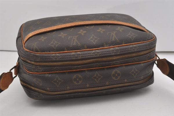 Authentic Louis Vuitton Monogram Reporter PM Shoulder Cross Bag M45254 LV 5660I