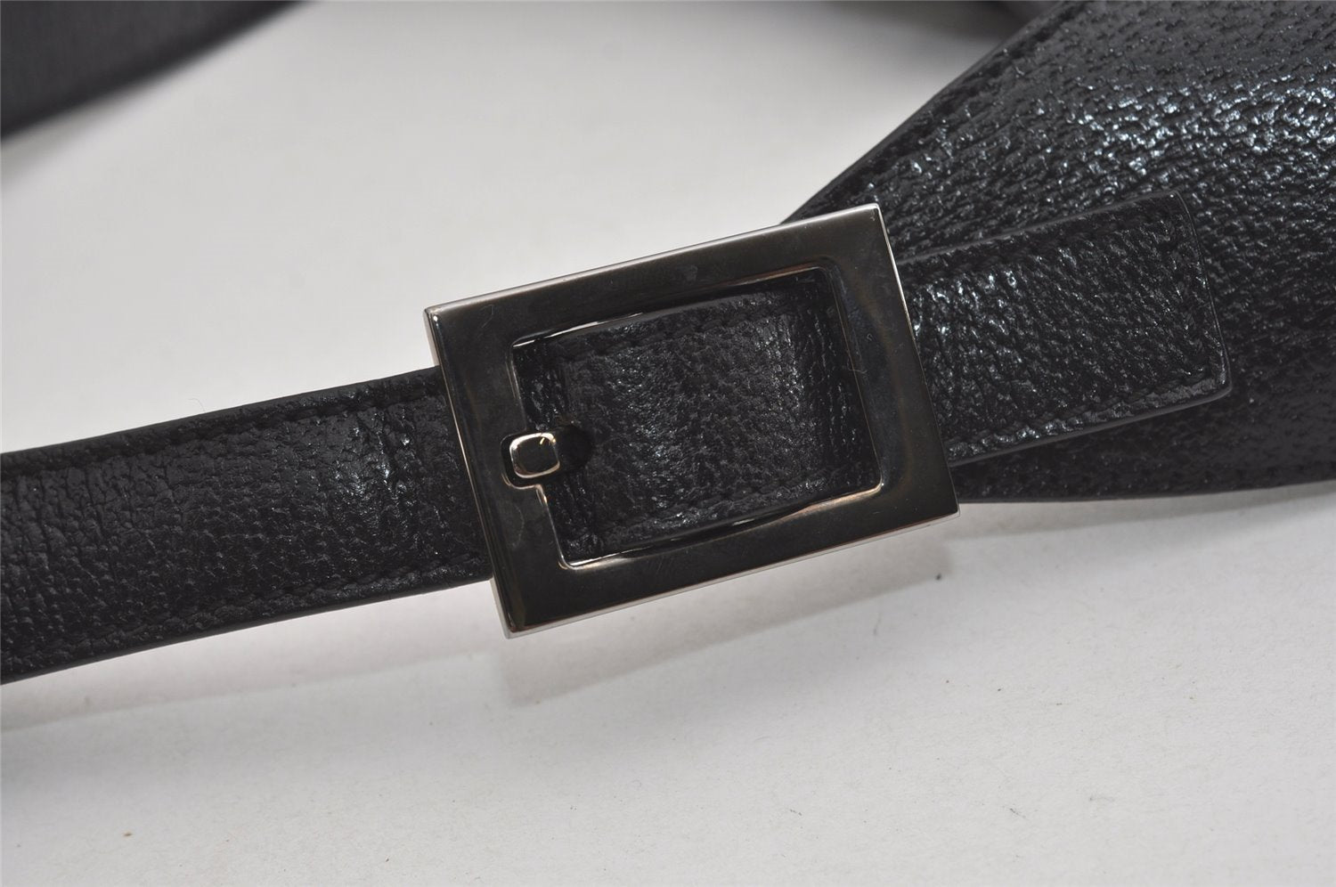 Authentic GUCCI Jackie Shoulder Hand Bag Purse Nylon Leather 0013306 Black 5661I