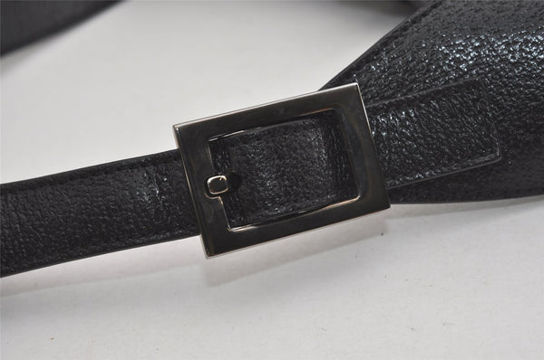 Authentic GUCCI Jackie Shoulder Hand Bag Purse Nylon Leather 0013306 Black 5661I