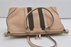 Authentic GUCCI Sherry Line 2Way Shoulder Tote Bag Leather 257341 Beige 5662I