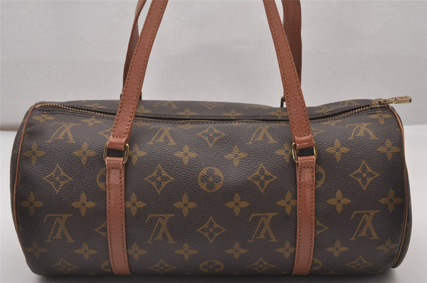 Authentic Louis Vuitton Monogram Papillon 30 Hand Bag Old Model LV 5665I