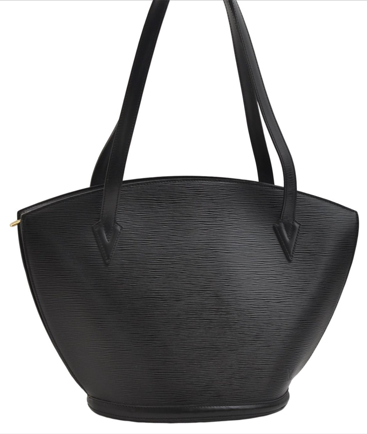 Auth Louis Vuitton Epi Saint Jacques Shopping Shoulder Bag Black M52262 LV 5666E