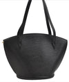Auth Louis Vuitton Epi Saint Jacques Shopping Shoulder Bag Black M52262 LV 5666E