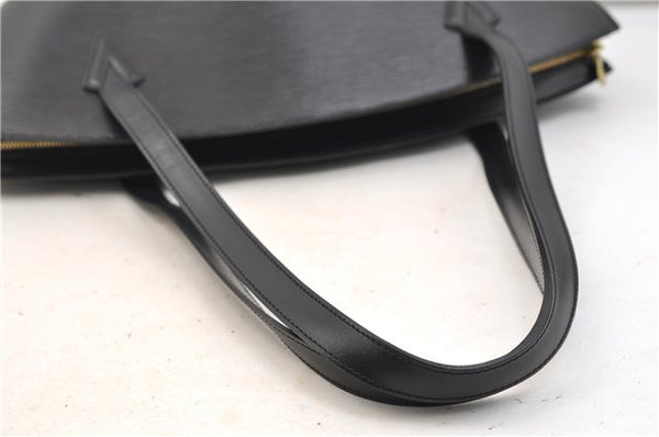 Auth Louis Vuitton Epi Saint Jacques Shopping Shoulder Bag Black M52262 LV 5666E