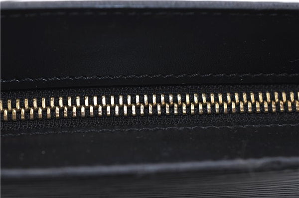 Auth Louis Vuitton Epi Saint Jacques Shopping Shoulder Bag Black M52262 LV 5666E