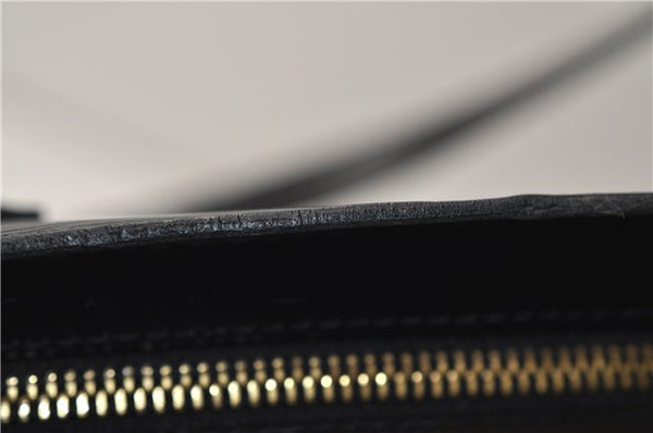 Auth Louis Vuitton Epi Saint Jacques Shopping Shoulder Bag Black M52262 LV 5666E