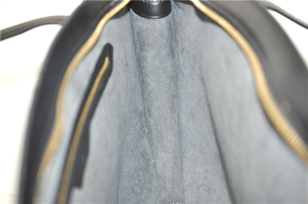 Auth Louis Vuitton Epi Saint Jacques Shopping Shoulder Bag Black M52262 LV 5666E