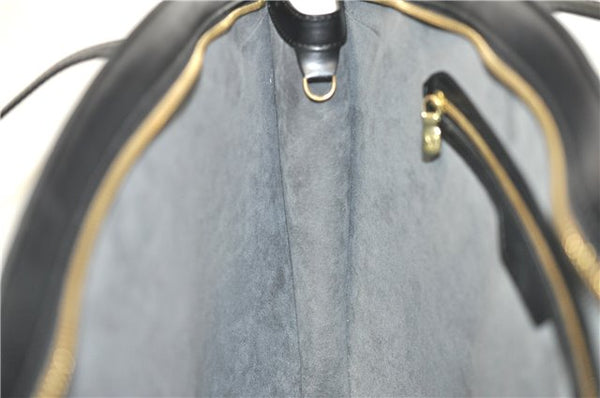 Auth Louis Vuitton Epi Saint Jacques Shopping Shoulder Bag Black M52262 LV 5666E