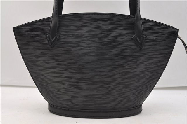 Auth Louis Vuitton Epi Saint Jacques Poignet Long Shoulder Bag Black LV 5667E