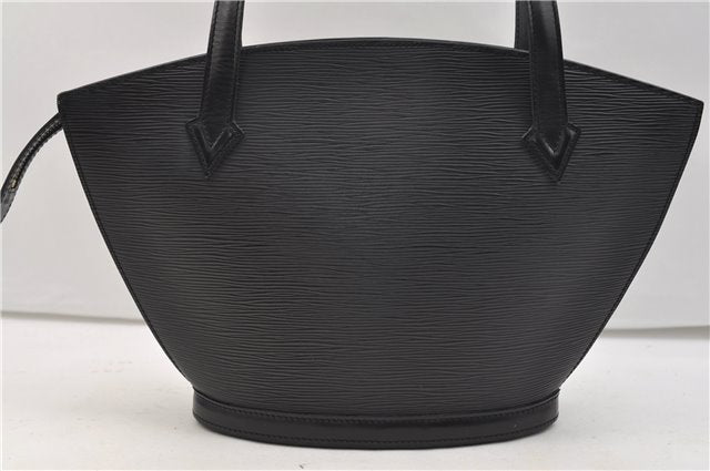 Auth Louis Vuitton Epi Saint Jacques Poignet Long Shoulder Bag Black LV 5667E