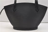 Auth Louis Vuitton Epi Saint Jacques Poignet Long Shoulder Bag Black LV 5667E