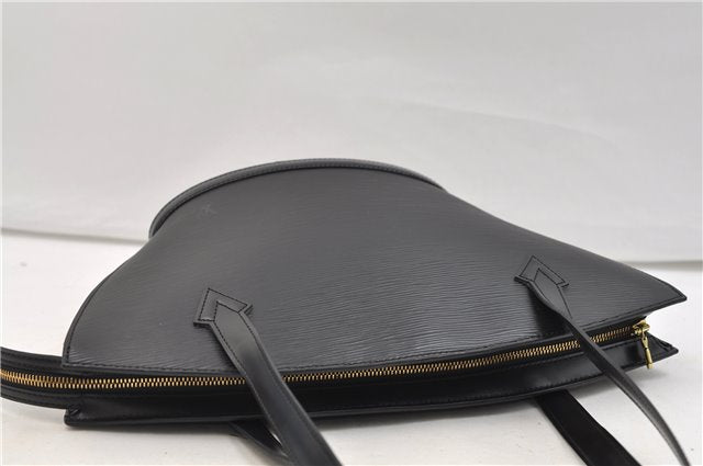 Auth Louis Vuitton Epi Saint Jacques Poignet Long Shoulder Bag Black LV 5667E