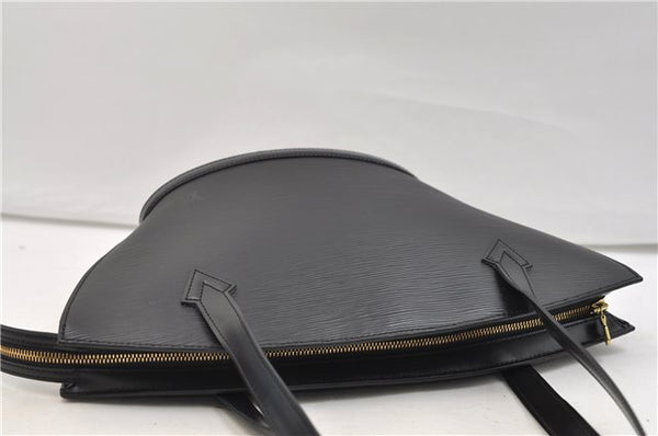 Auth Louis Vuitton Epi Saint Jacques Poignet Long Shoulder Bag Black LV 5667E