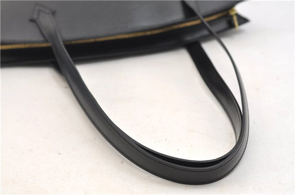 Auth Louis Vuitton Epi Saint Jacques Poignet Long Shoulder Bag Black LV 5667E