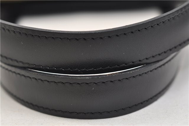 Auth Louis Vuitton Epi Saint Jacques Poignet Long Shoulder Bag Black LV 5667E