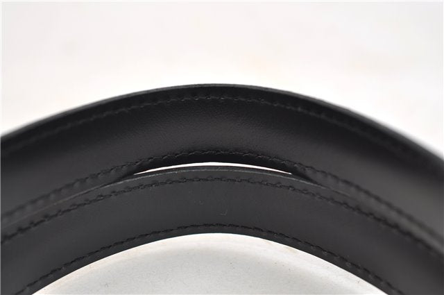 Auth Louis Vuitton Epi Saint Jacques Poignet Long Shoulder Bag Black LV 5667E