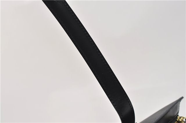 Auth Louis Vuitton Epi Saint Jacques Poignet Long Shoulder Bag Black LV 5667E