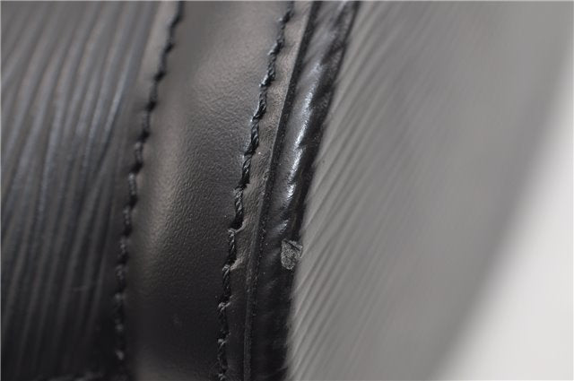 Auth Louis Vuitton Epi Saint Jacques Poignet Long Shoulder Bag Black LV 5667E