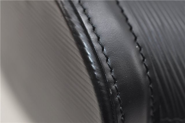 Auth Louis Vuitton Epi Saint Jacques Poignet Long Shoulder Bag Black LV 5667E