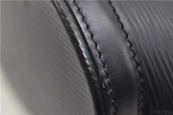 Auth Louis Vuitton Epi Saint Jacques Poignet Long Shoulder Bag Black LV 5667E