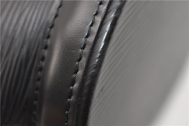 Auth Louis Vuitton Epi Saint Jacques Poignet Long Shoulder Bag Black LV 5667E