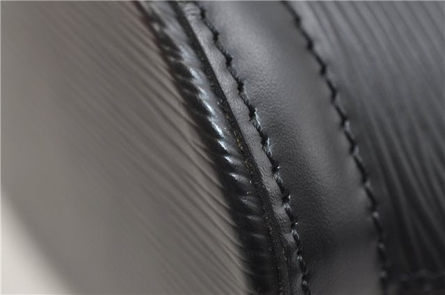 Auth Louis Vuitton Epi Saint Jacques Poignet Long Shoulder Bag Black LV 5667E