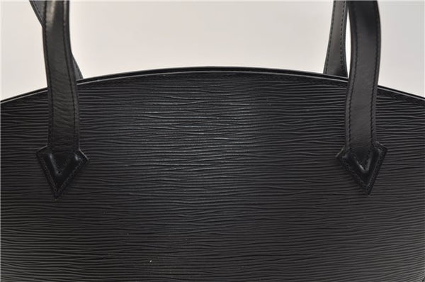 Auth Louis Vuitton Epi Saint Jacques Poignet Long Shoulder Bag Black LV 5667E