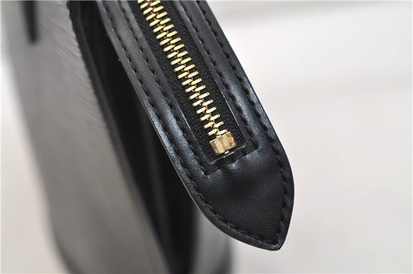 Auth Louis Vuitton Epi Saint Jacques Poignet Long Shoulder Bag Black LV 5667E