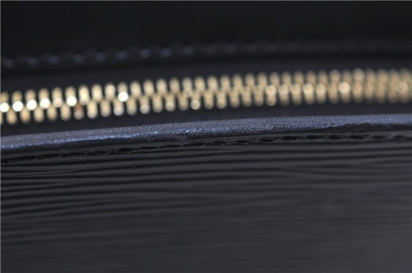 Auth Louis Vuitton Epi Saint Jacques Poignet Long Shoulder Bag Black LV 5667E