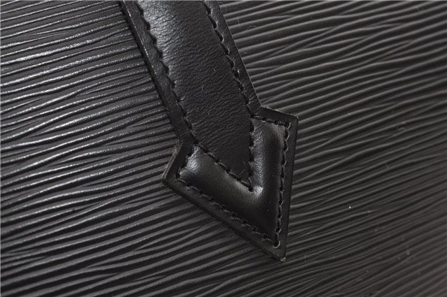 Auth Louis Vuitton Epi Saint Jacques Poignet Long Shoulder Bag Black LV 5667E