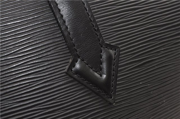 Auth Louis Vuitton Epi Saint Jacques Poignet Long Shoulder Bag Black LV 5667E