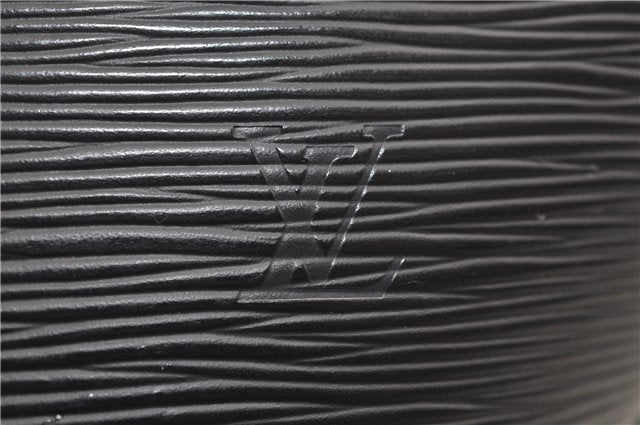 Auth Louis Vuitton Epi Saint Jacques Poignet Long Shoulder Bag Black LV 5667E