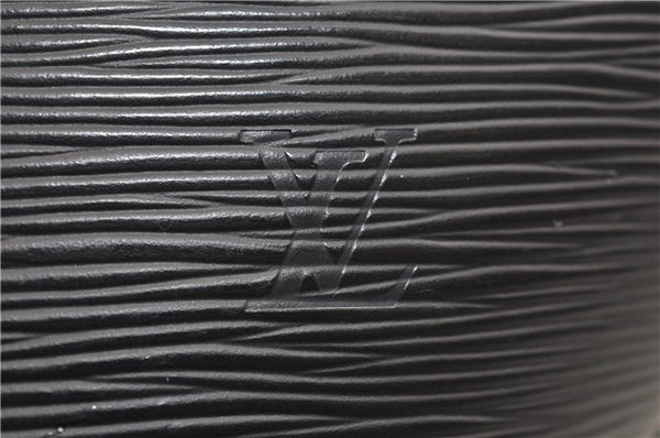 Auth Louis Vuitton Epi Saint Jacques Poignet Long Shoulder Bag Black LV 5667E