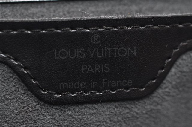 Auth Louis Vuitton Epi Saint Jacques Poignet Long Shoulder Bag Black LV 5667E