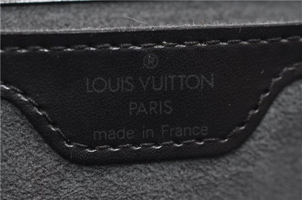 Auth Louis Vuitton Epi Saint Jacques Poignet Long Shoulder Bag Black LV 5667E