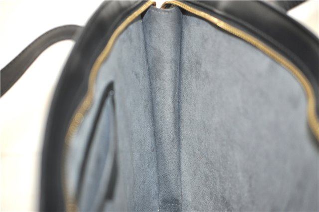 Auth Louis Vuitton Epi Saint Jacques Poignet Long Shoulder Bag Black LV 5667E