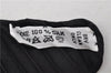 Authentic HERMES Pleats Scarf "ART des STEPPES" Silk Black Box 5669E