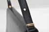 Authentic Christian Dior Vintage Shoulder Hand Bag Purse Leather Black 5669I