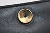 Authentic Christian Dior Vintage Shoulder Hand Bag Purse Leather Black 5669I