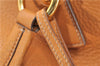 Authentic PRADA VIT DAINO Leather Nappa Shoulder Tote Bag BR4372 Brown 5671F