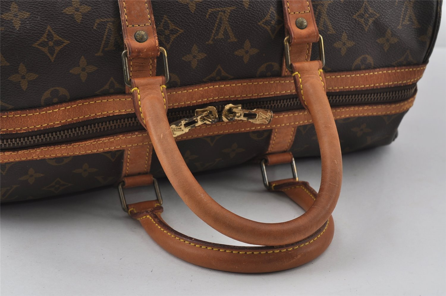 Authentic Louis Vuitton Monogram Sac Sport Travel Hand Bag M41444 LV 5671I