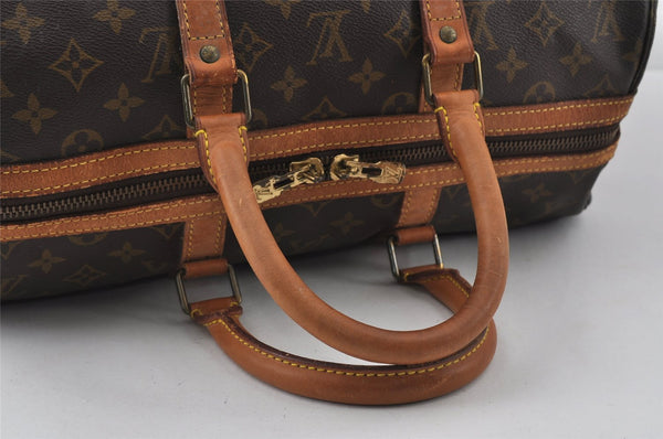 Authentic Louis Vuitton Monogram Sac Sport Travel Hand Bag M41444 LV 5671I